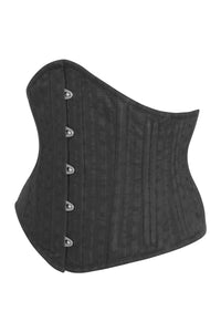 Classic Satin Steel-boned Authentic Waspie Corset for Tight Lacing