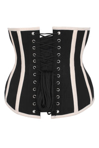 Black Satin Waist Training Waspie Underbust  Underbust corset, Corset  story, Best waist trainer corset