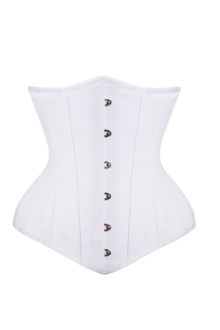 Tan Leatherette Steampunk Underbust With Vintage Style Buckles