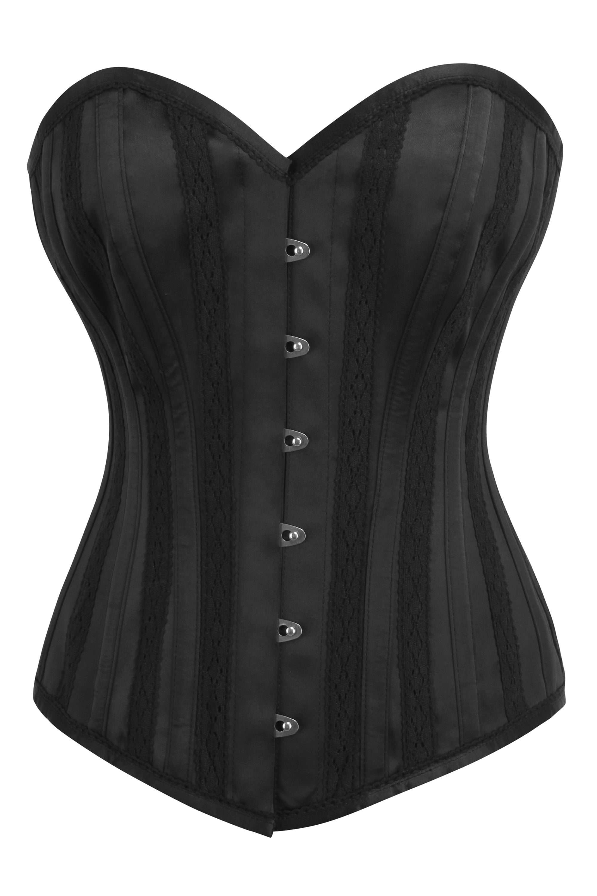 CORSET STORY MY-067 LONG BLACK UNDERBUST WAIST TAMING CORSET