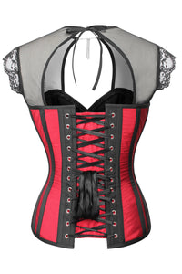 Corset Story FTS105 Gothic Inspired Mesh Overbust Corset
